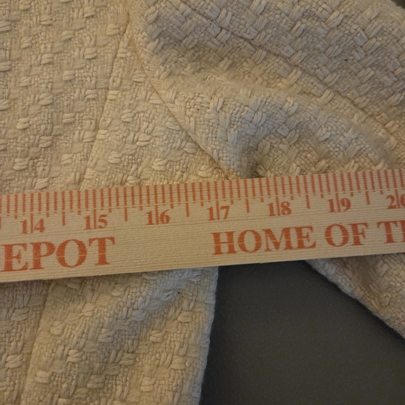 Elie Tahari Basket Weave Snap Closure Bows Cream Blazer Virgin Wool Size M - Picture 13 of 15